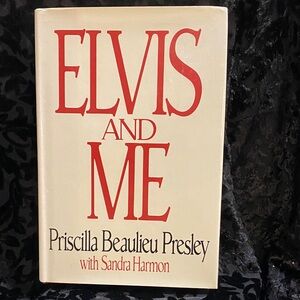 ELVIS and ME Book by Priscilla Beaulieu Presley with Sandra Harmon 9.25x6.25”